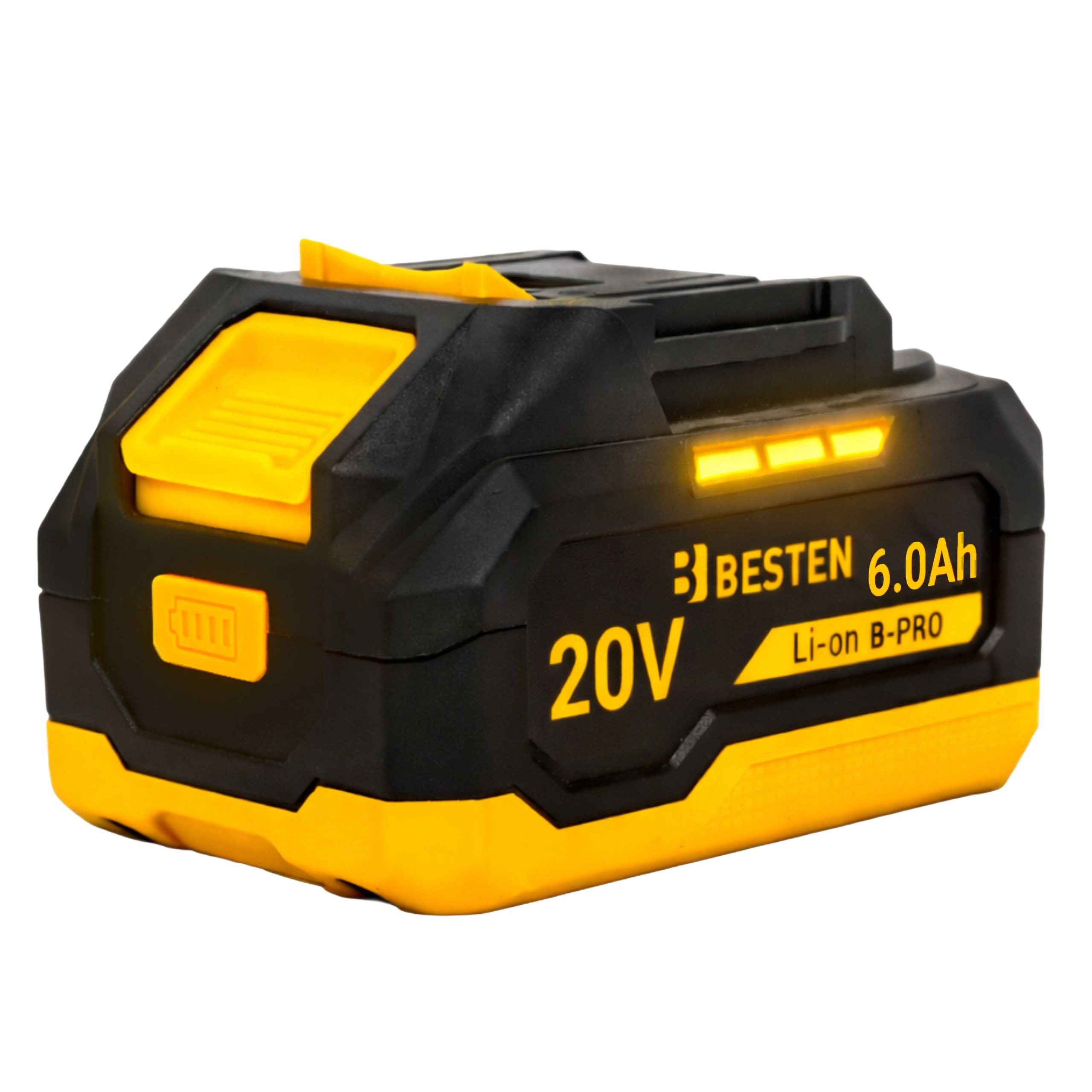 Akumulator BESTEN B-PRO 20V 6.0Ah Li-Ion z wskaźnikiem LED