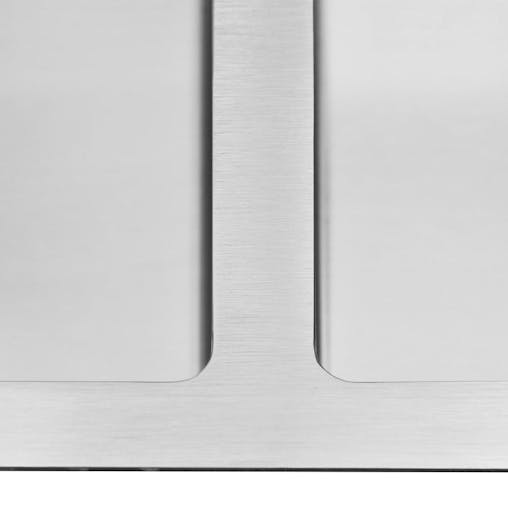 NNEVL Handmade Kitchen Sink with Overflow Hole Stainless Steel