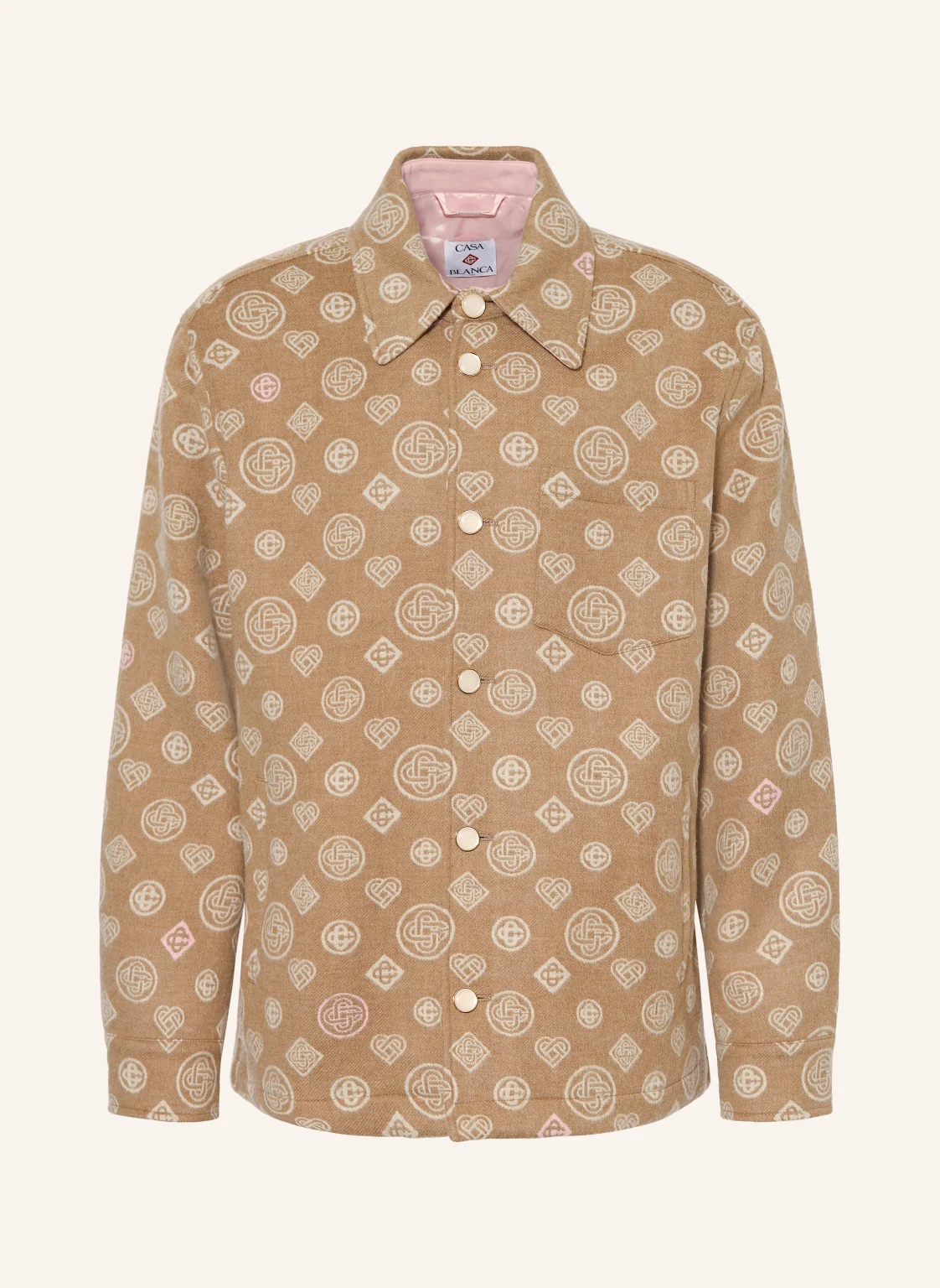 Casablanca Overjacket aus Flanell