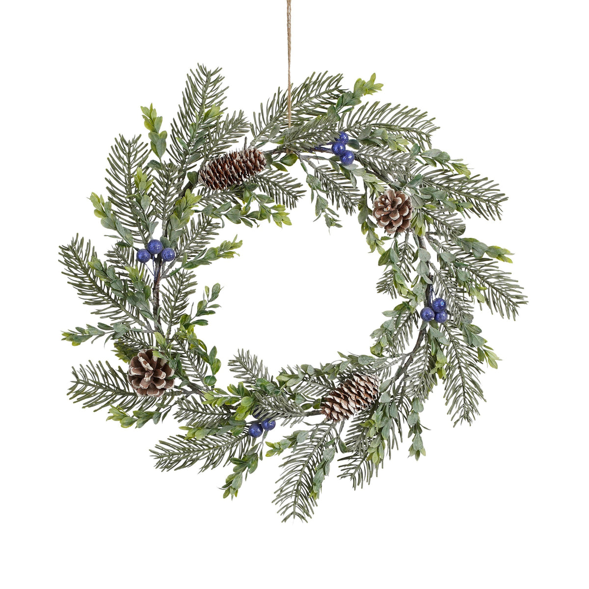 House of Seasons Kerstkrans - Ø42 cm - Groen