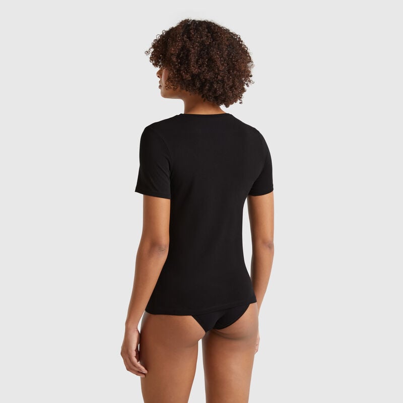 Super stretch cotton t-shirt