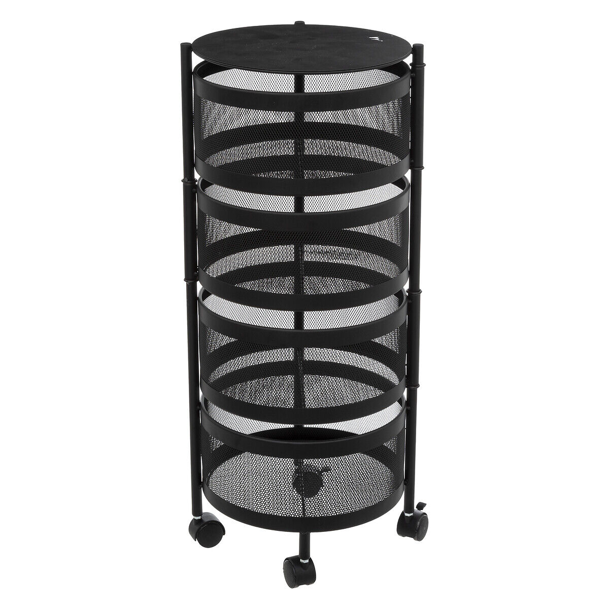 Móvel de apoio redondo MAYAJ preto