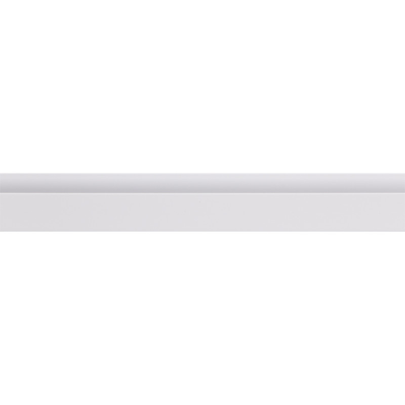Profil U en PVC blanc 260 x 1,5 x 1,8 cm