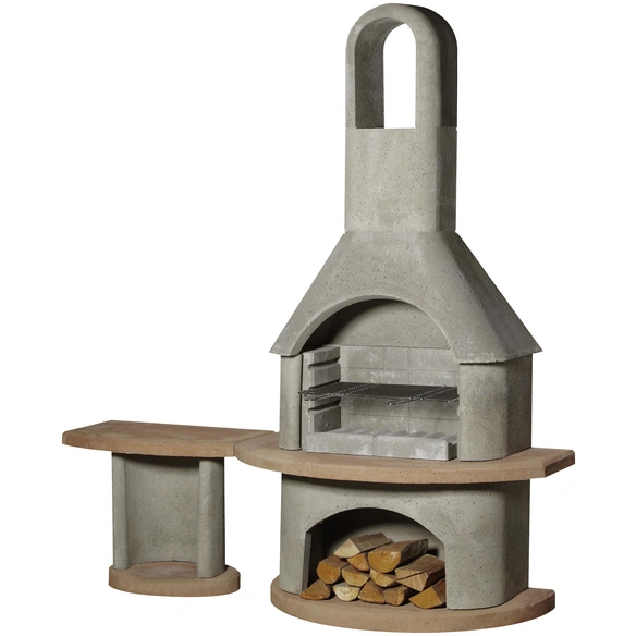 Gartengrillkamin, BxHxT: 180 x 203 x 65 cm