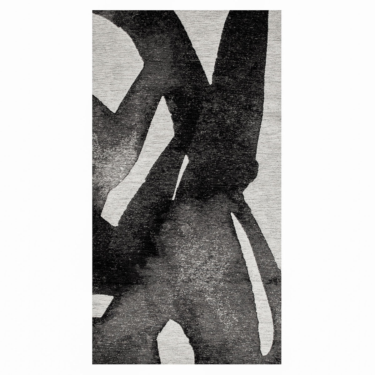 Lola&Moi vloerkleed Soot - zilver - 80x150cm