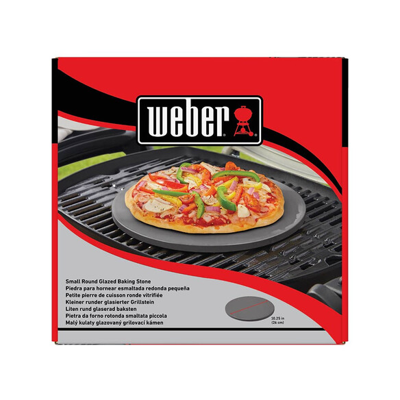 Petite pierre à pizza ronde émaillée ⌀26 cm - Weber