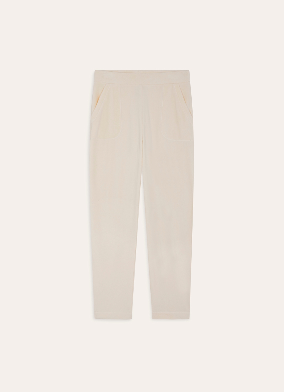 PANTALON POLAIRE CANDY ECRU