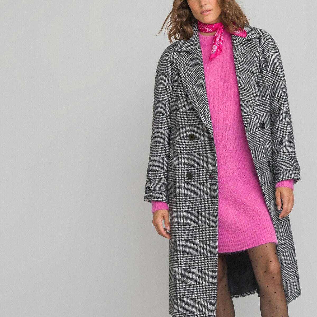 Manteau pardessus à carreaux Prince de Galles