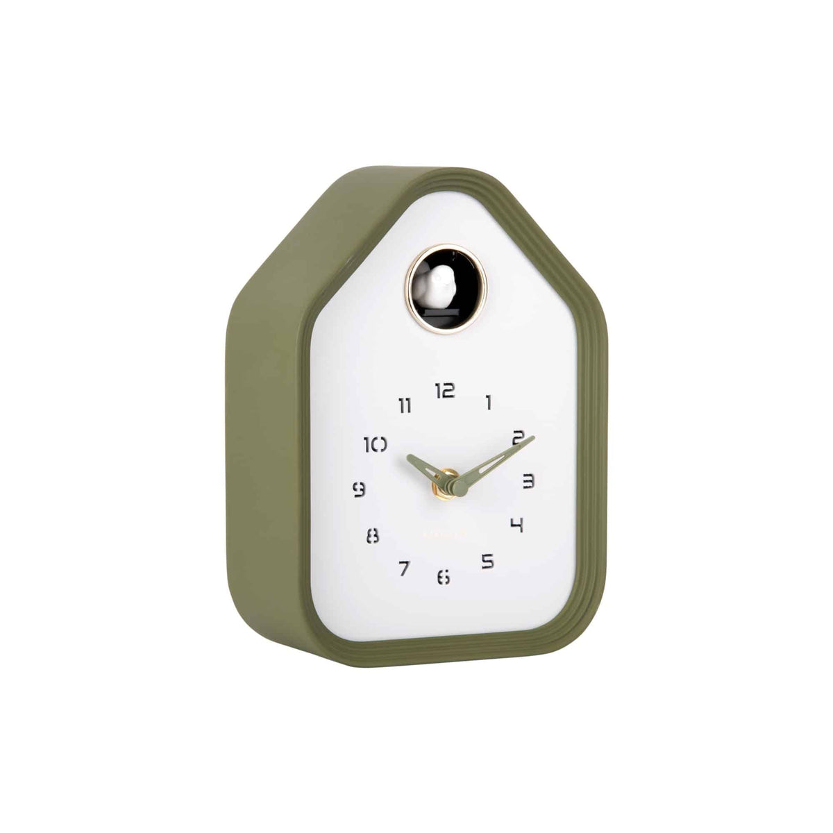 Karlsson wandklok Reina Cuckoo - groen - 7.4x14.4x20.4cm