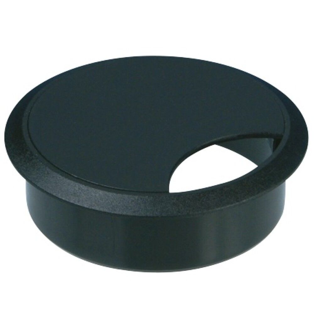KABELGJENNOMGANG REV SVART 67 MM