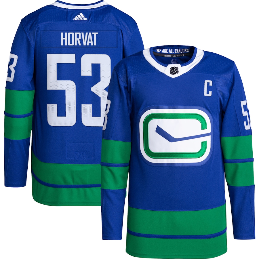 Bo Horvat Vancouver Canucks adidas Alternate Authentic Pro Player - Jersey - Blue