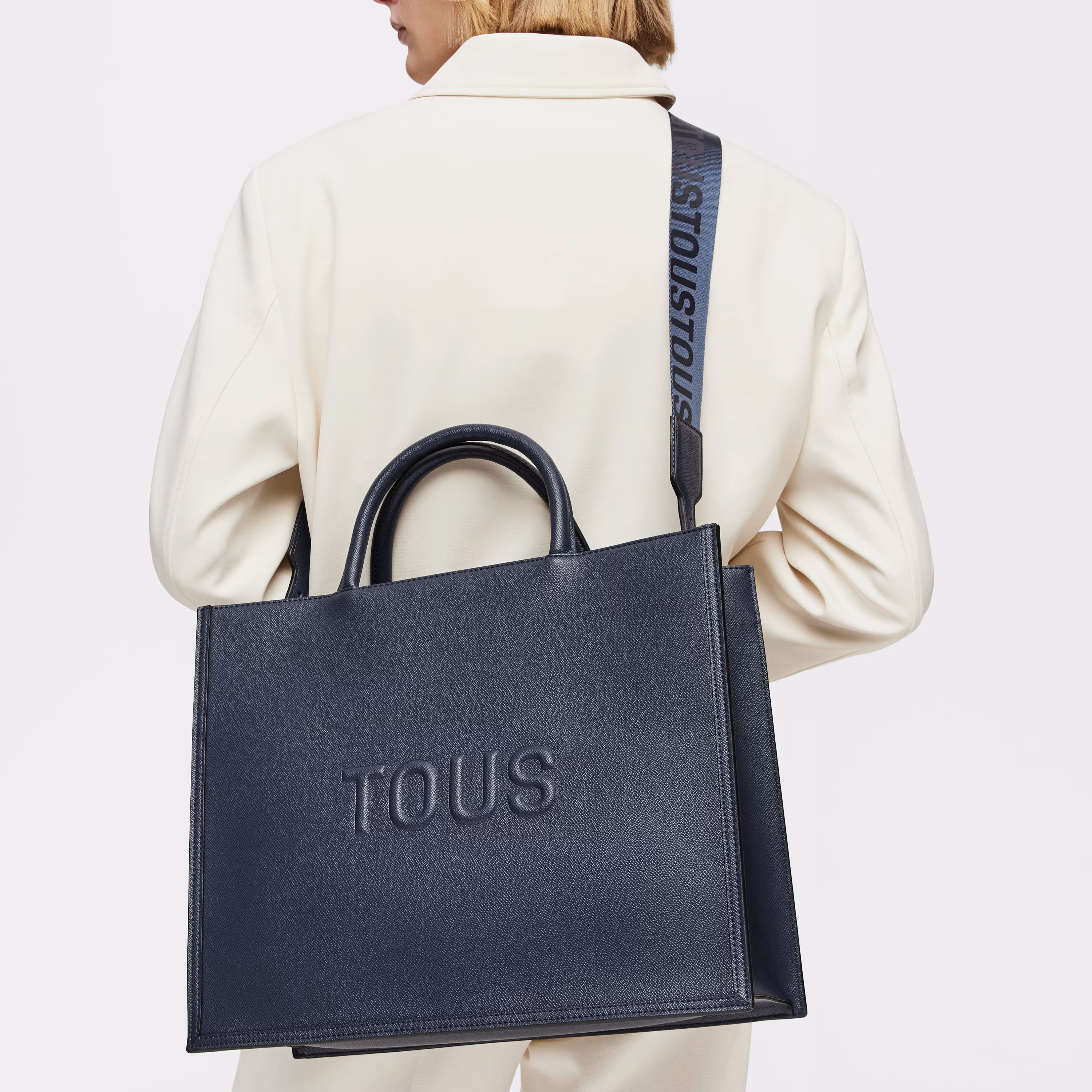 Shopper grande Amaya azul marino TOUS Brenda