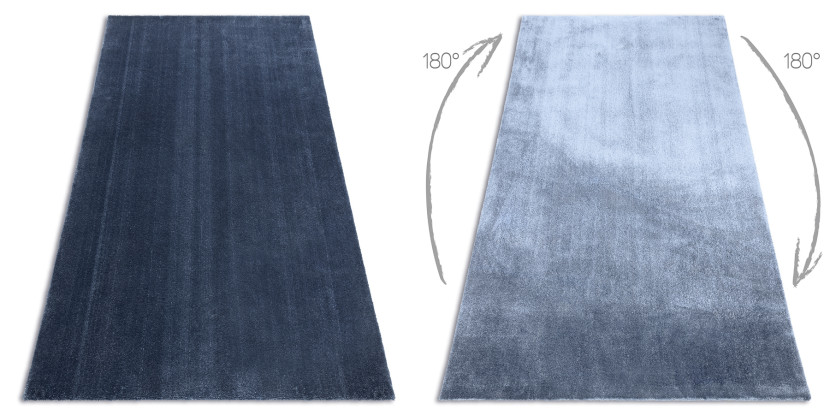 Dywan do prania CRAFT 71401099 miękki - niebieski 60x115 cm