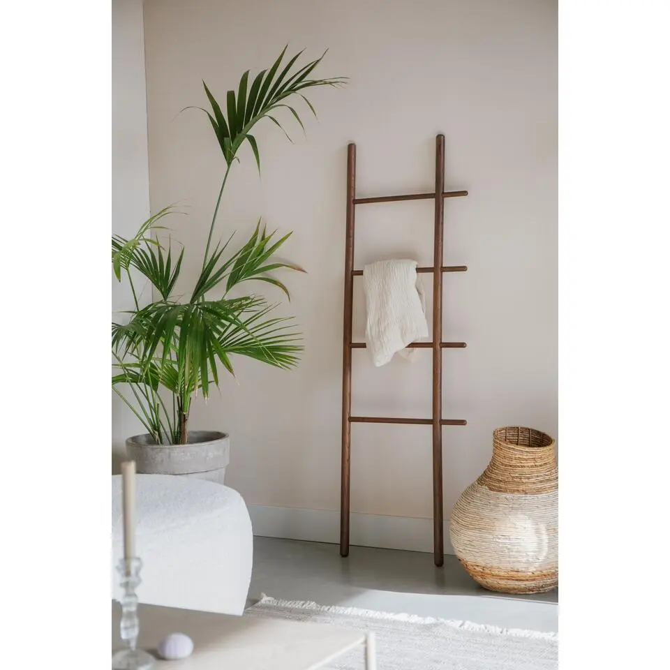 Housecraft Jhon Decoratie ladder Hout donker - Bruin