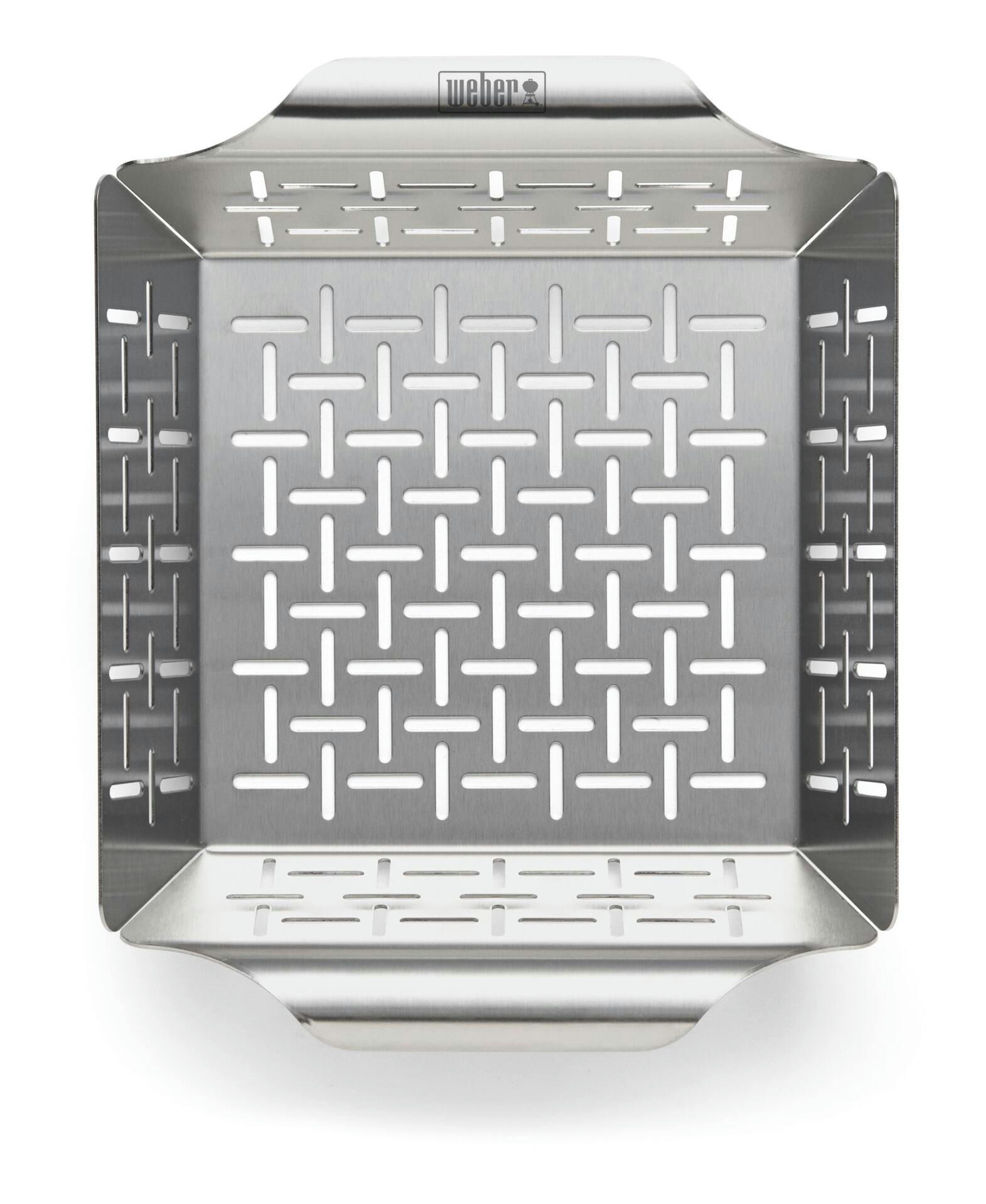 Weber Deluxe Stainless Steel Square Shaped Grill Basket
