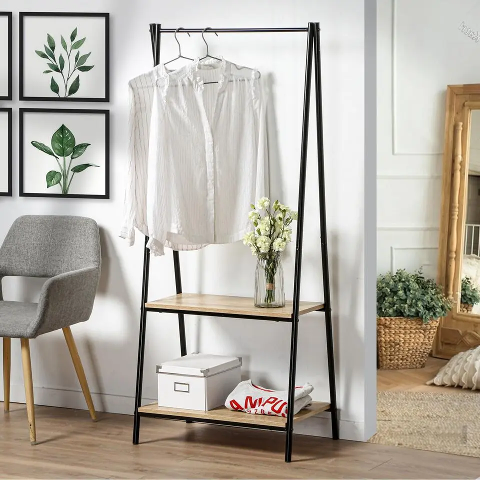 CALICOSY - Rek - Zwart - 151x64.5x40 cm