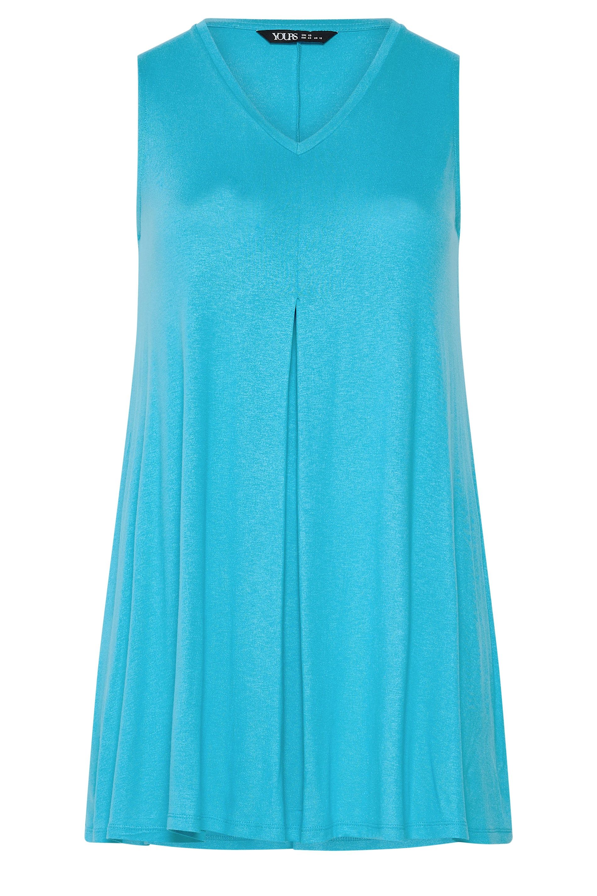 Yours Pleat Front Vest Top