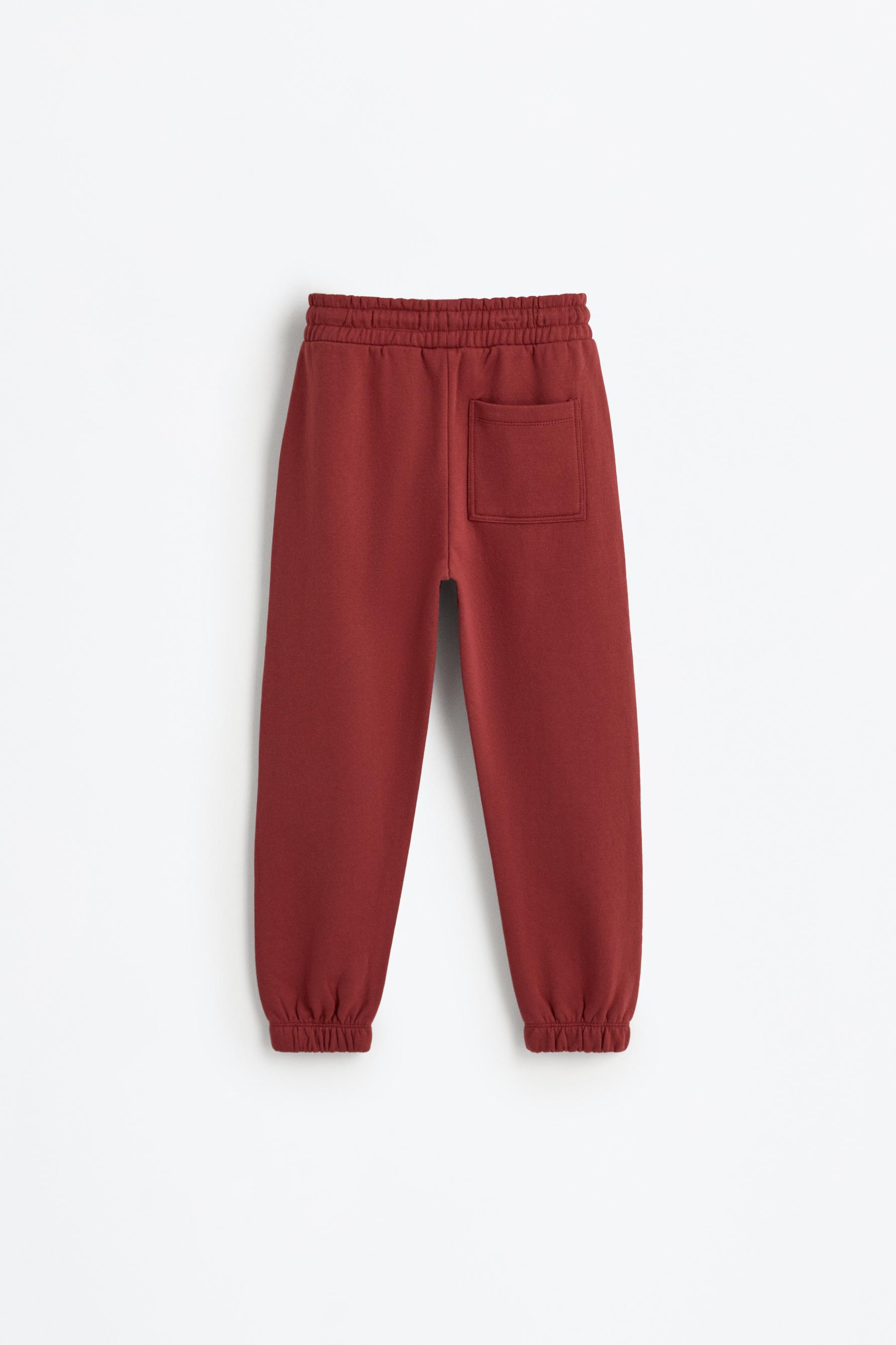 Pantalón de felpa liso