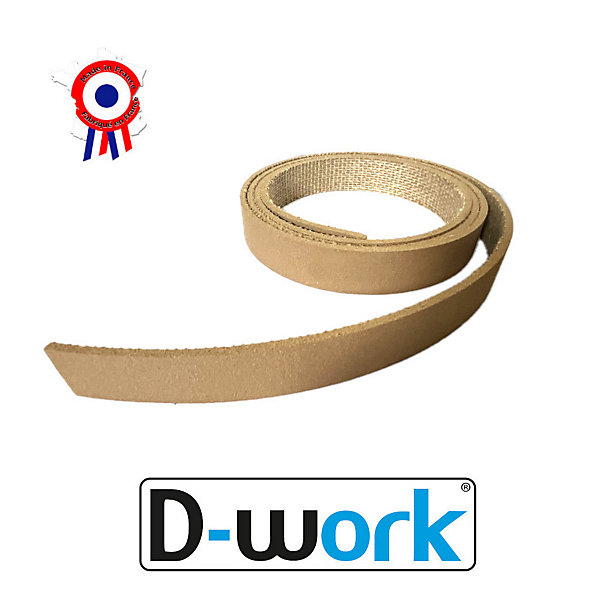 2 Mètres de Liège Toilé l. 35 x ép. 4,5 mm pour Garniture de Volant de Scie à Ruban Bois - D-Work