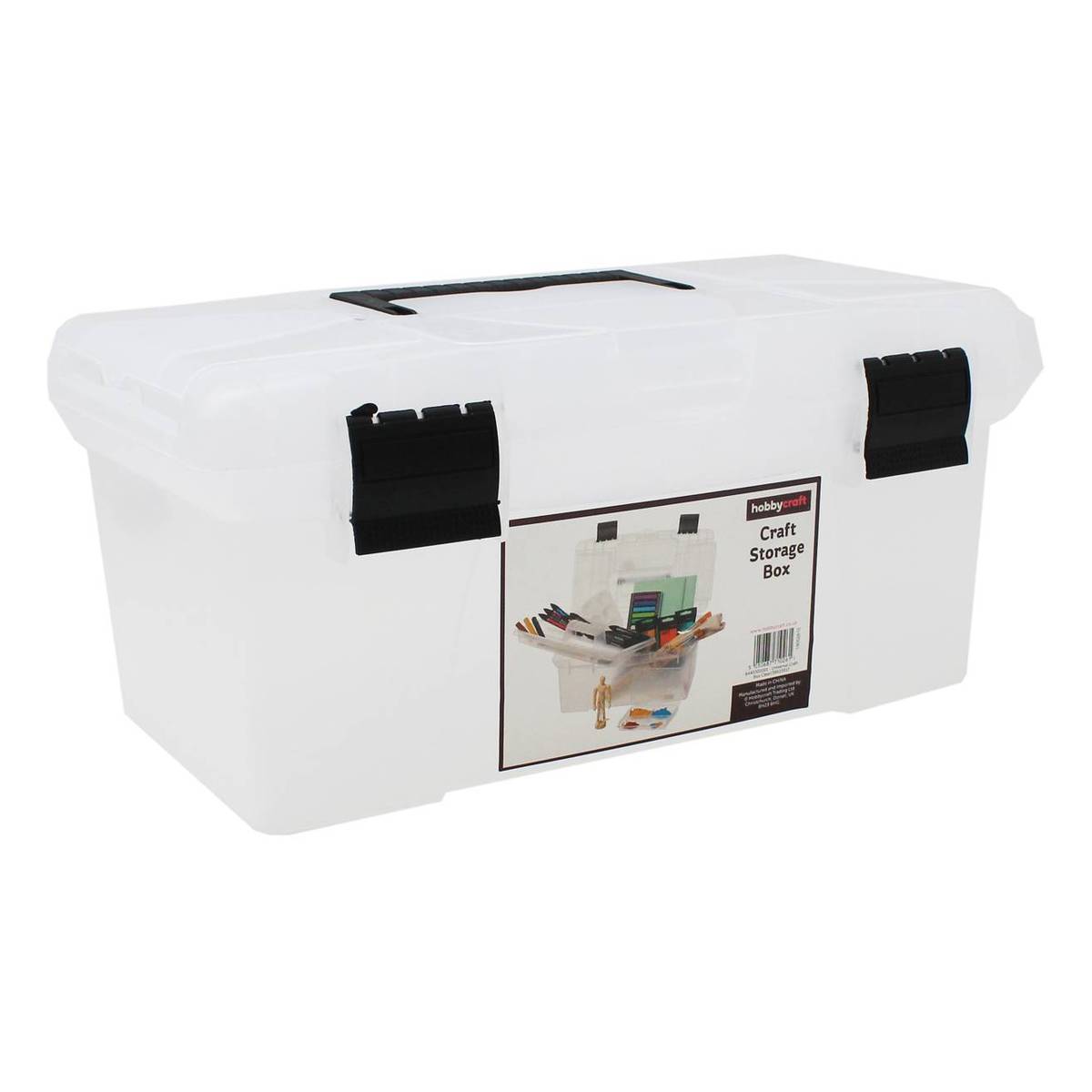 Clear Universal Craft Box 39cm x 23cm x 17cm