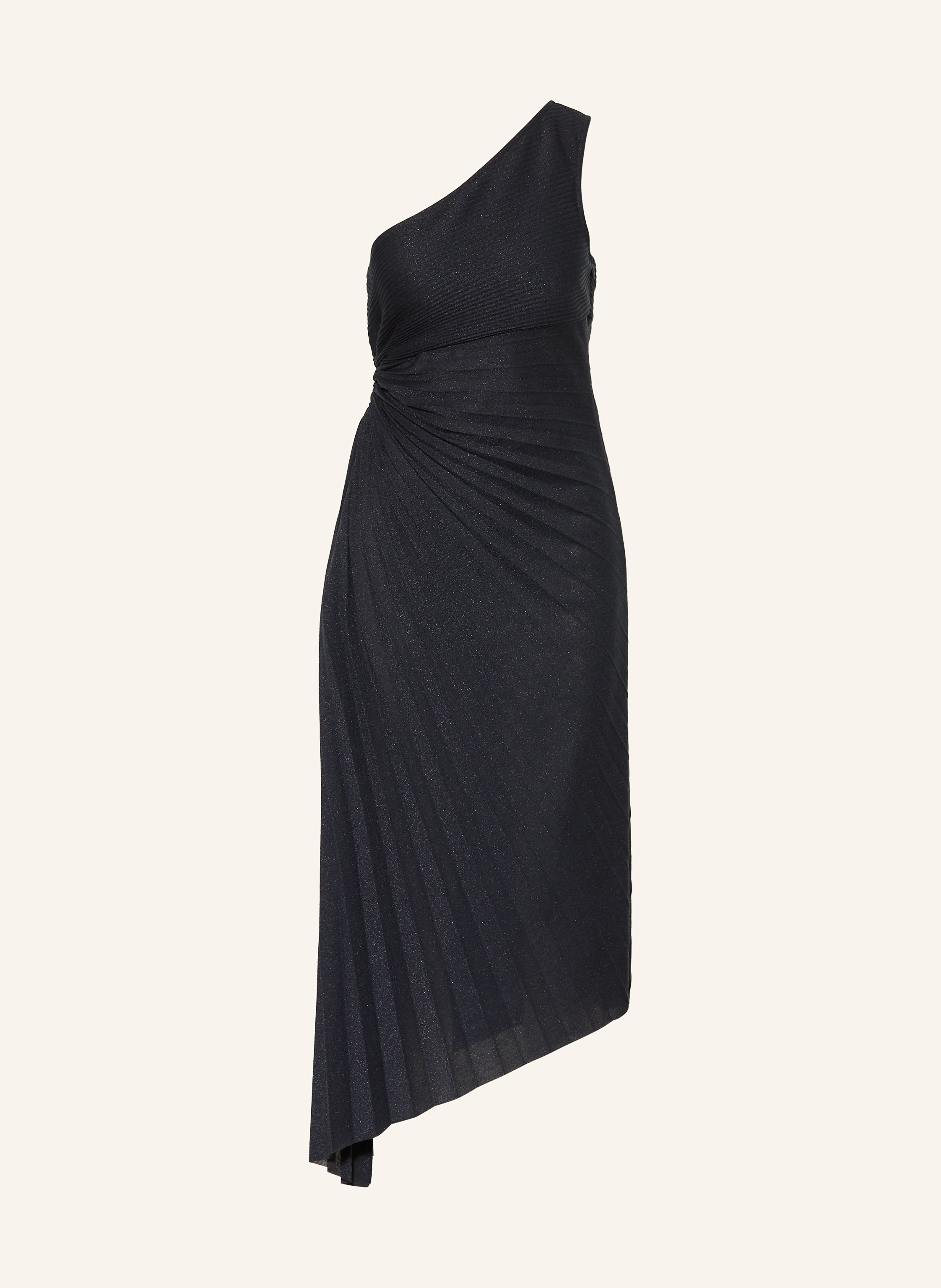 V by Vera Mont Cocktailkleid mit Plissees und Glitzergarn