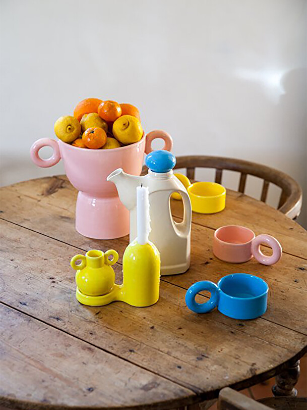 Tasse a cafe bigloop beige - lola mayeras beige
