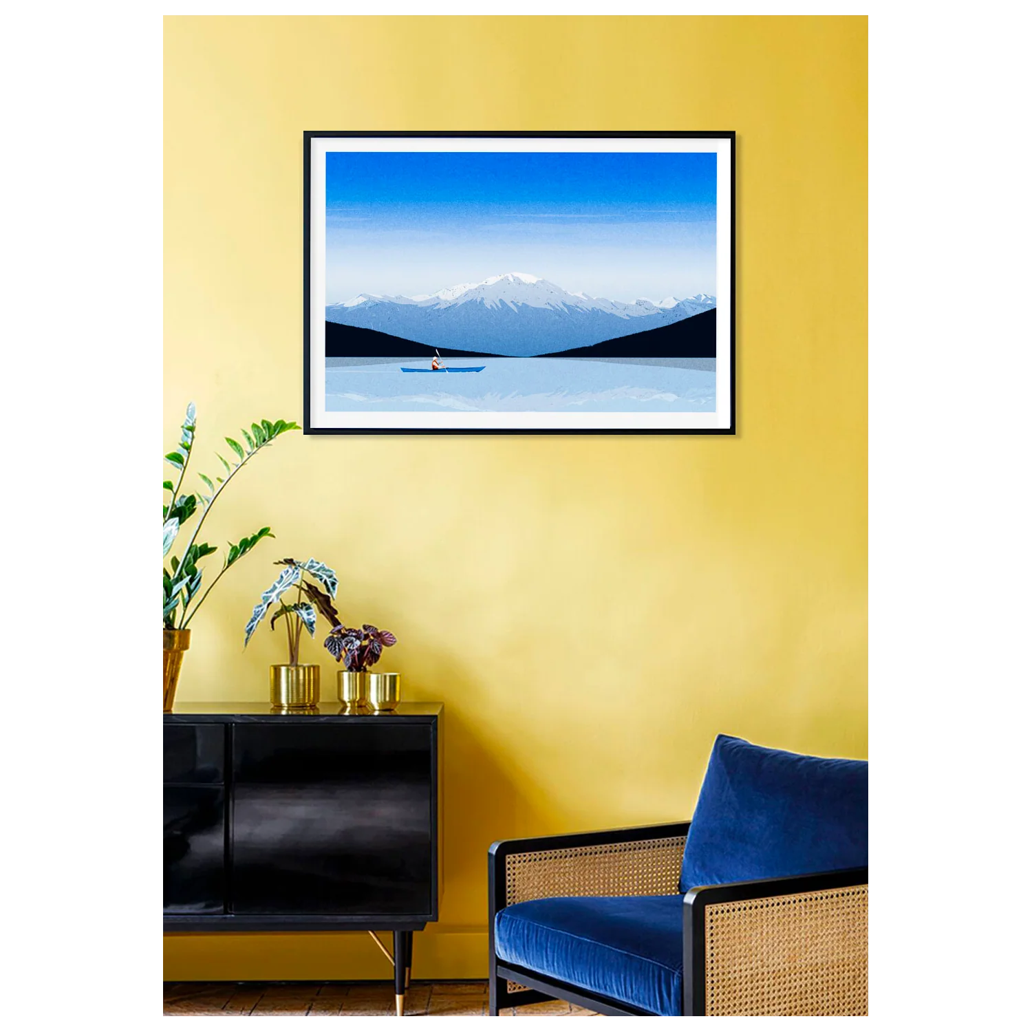 Sergeant Paper Affiche LES GRANDS LACS 50 x 70 cm