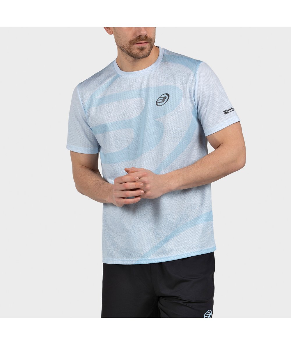 CAMISETA BULLPADEL CASTIL AZUL GLACIAR