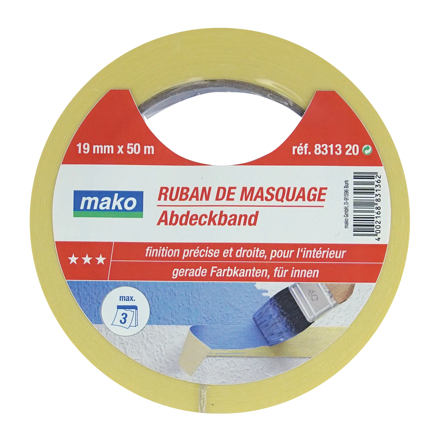Ruban de masquage 19 mm
