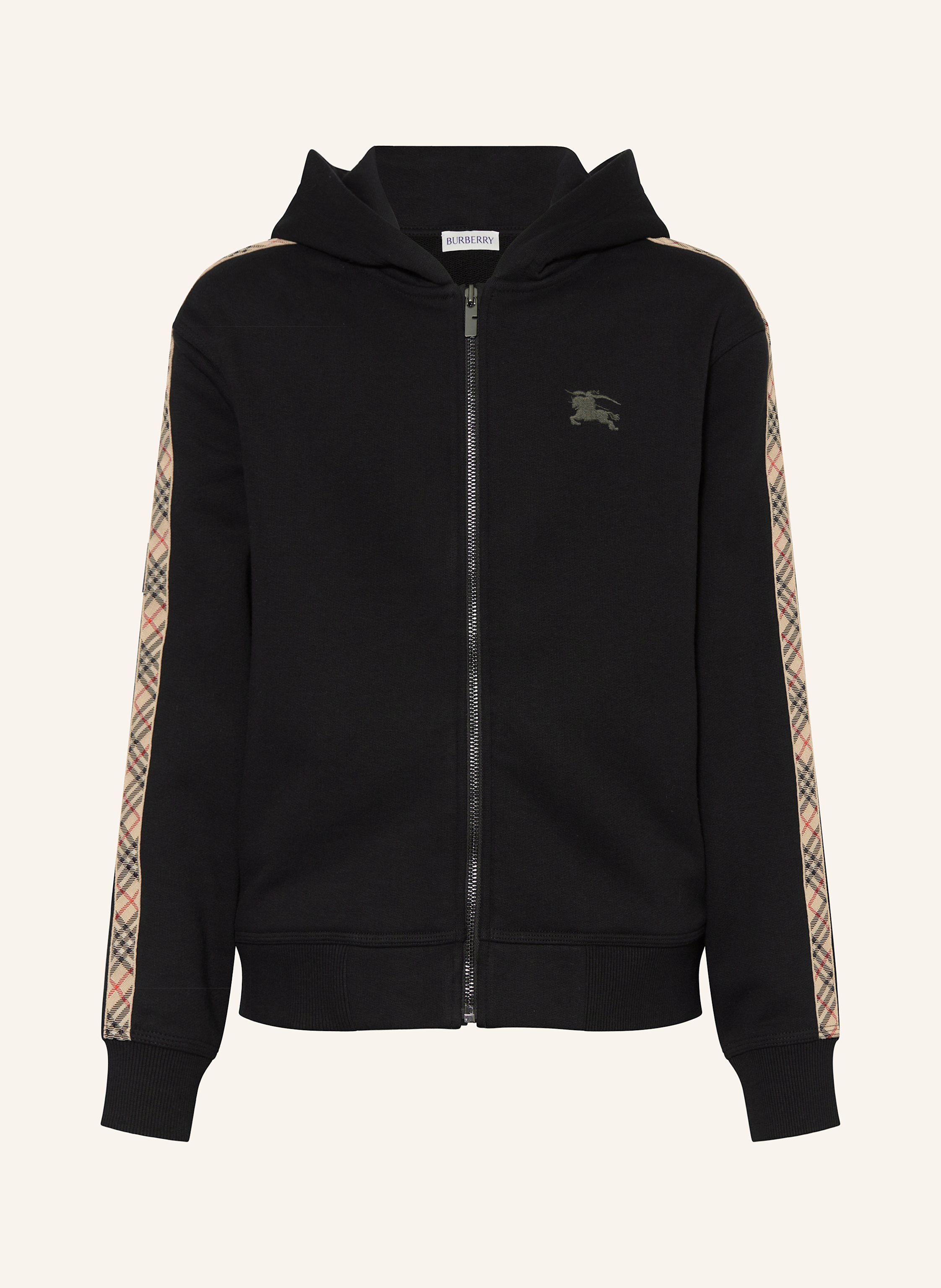 BURBERRY Sweatjacke mit Galonstreifen