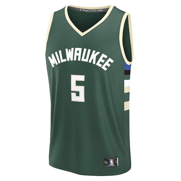 Gary Trent Jr. Milwaukee Bucks  Fast Break Replica Player Jersey - Icon Edition - Hunter Green
