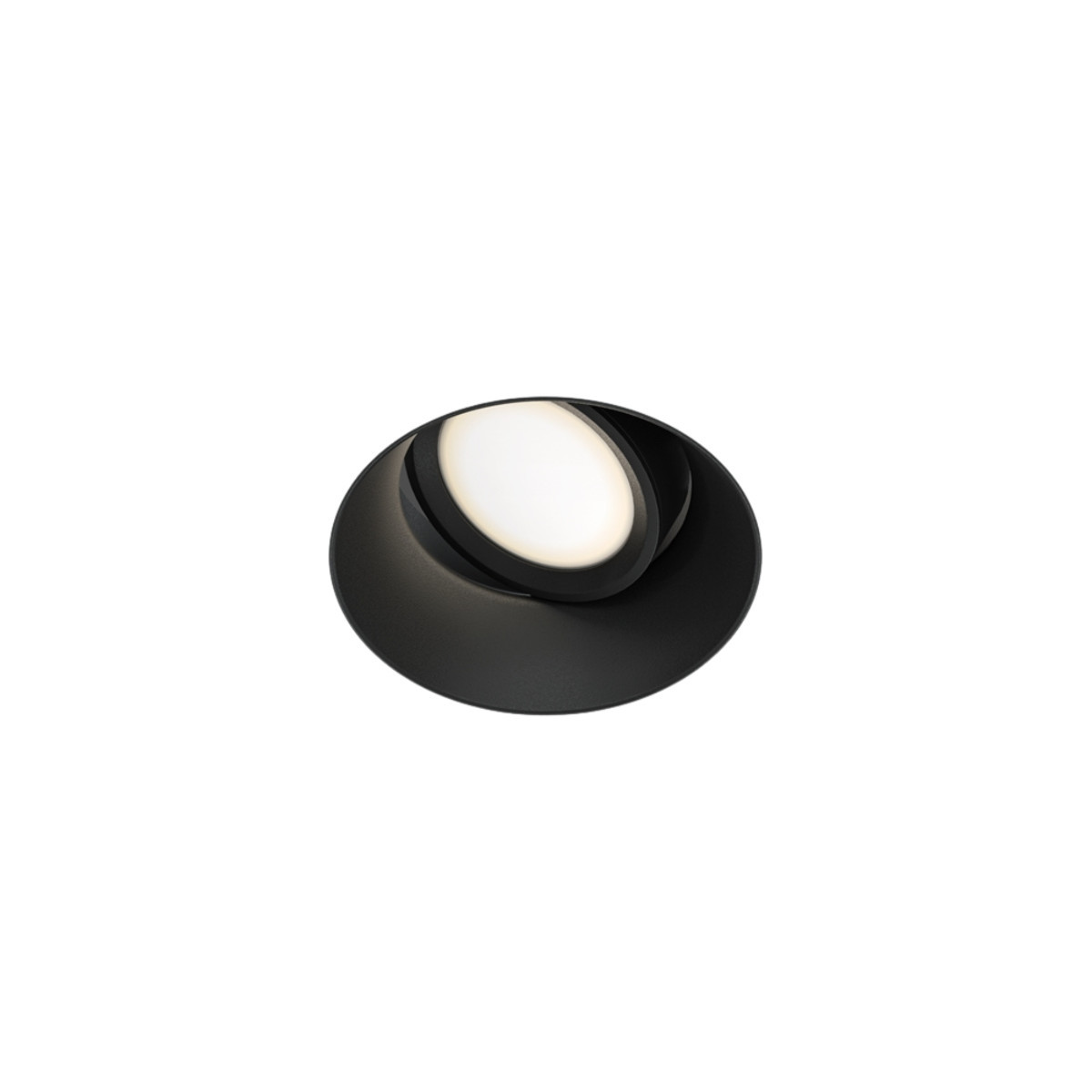 Oprawa wpuszczana oczko okrągła czarna 11,8cm Dot 1xGU10x50W IP20 Maytoni