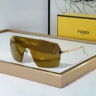Fendi Aviator Rimless Sunglasses