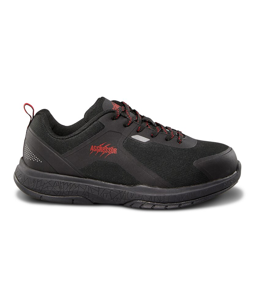 Aggressor Men's Steel Toe Steel Plate FreshTech Athletic Safety Shoes