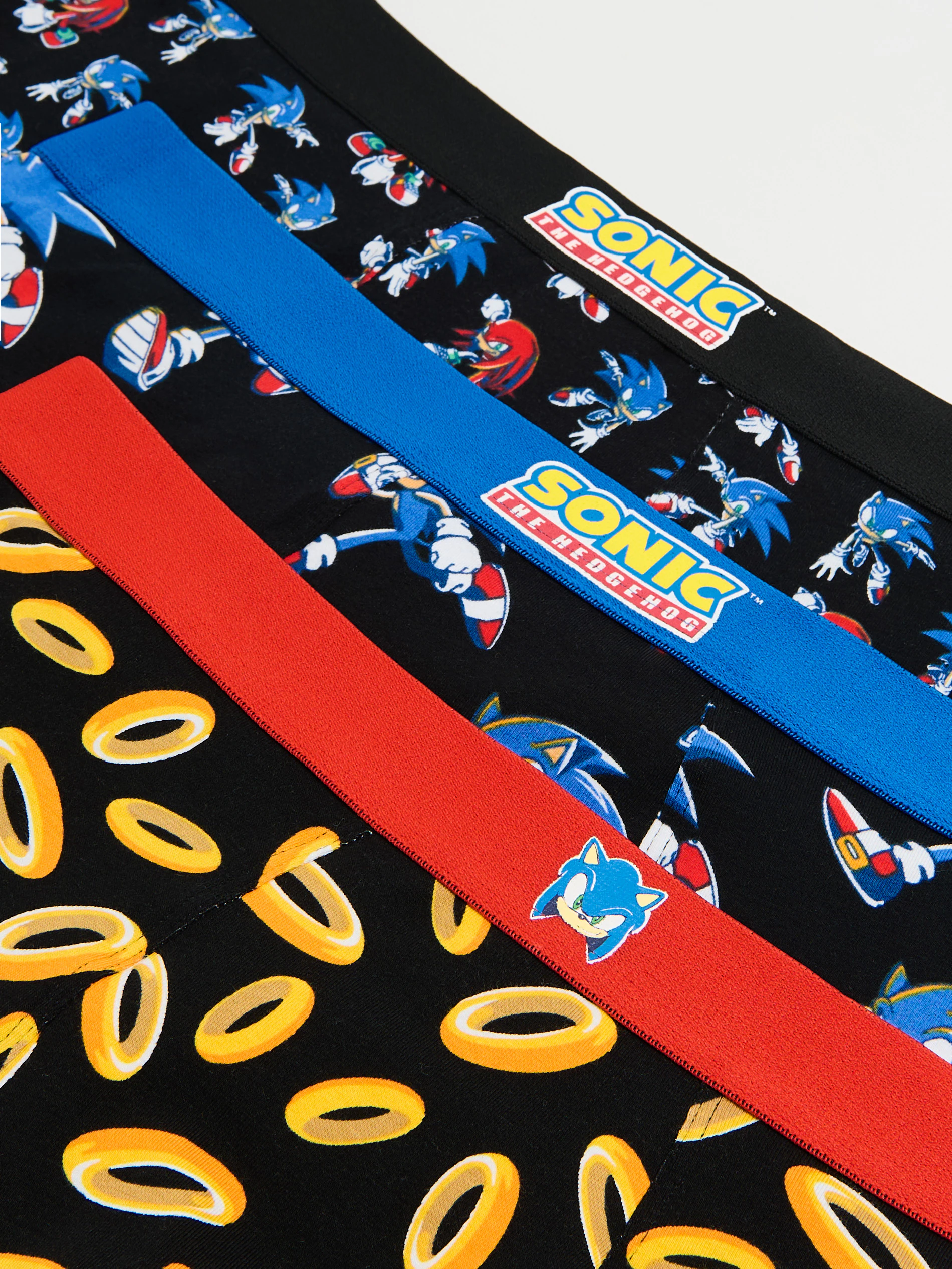 3 pack bokserek Sonic The Hedgehog