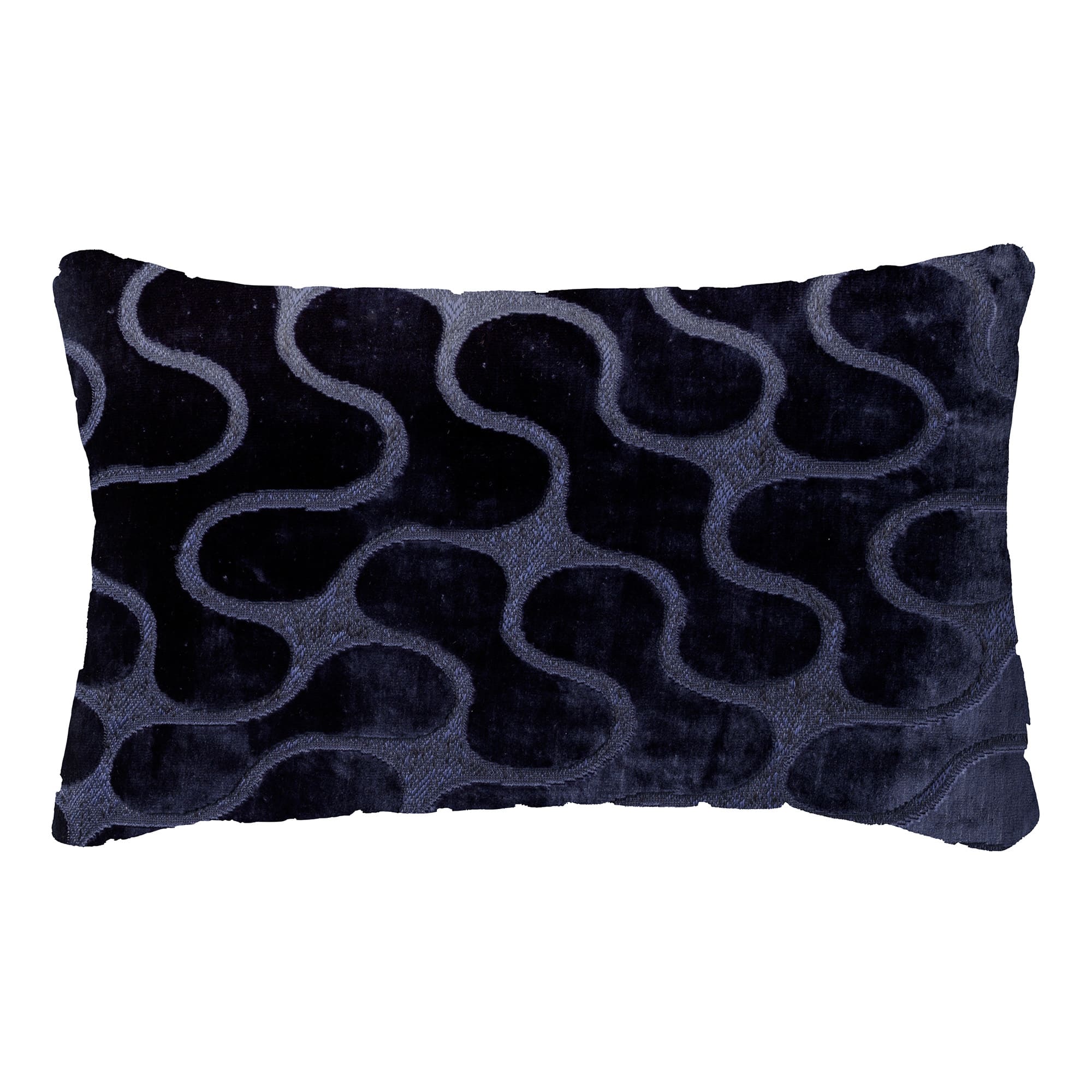 NADINE | sierkussen 30x50 cm | Insignia Blue | blauw | Hoii | met duurzame kussenvulling