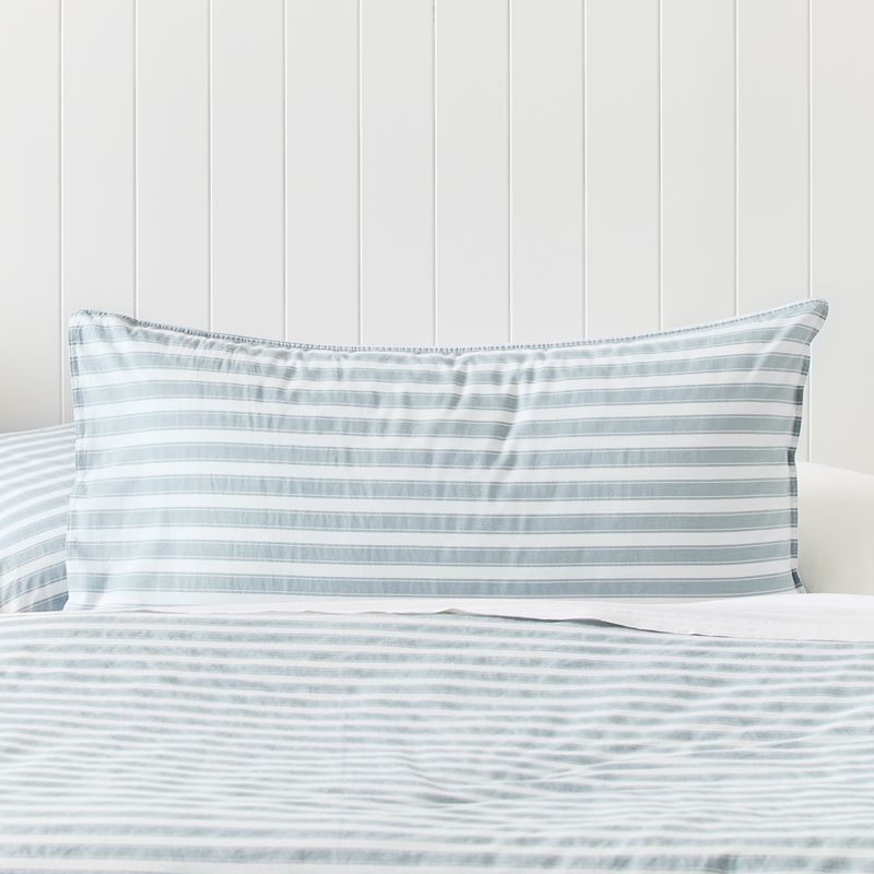 Stonewashed Cotton Provincial Stripe Pillowcases