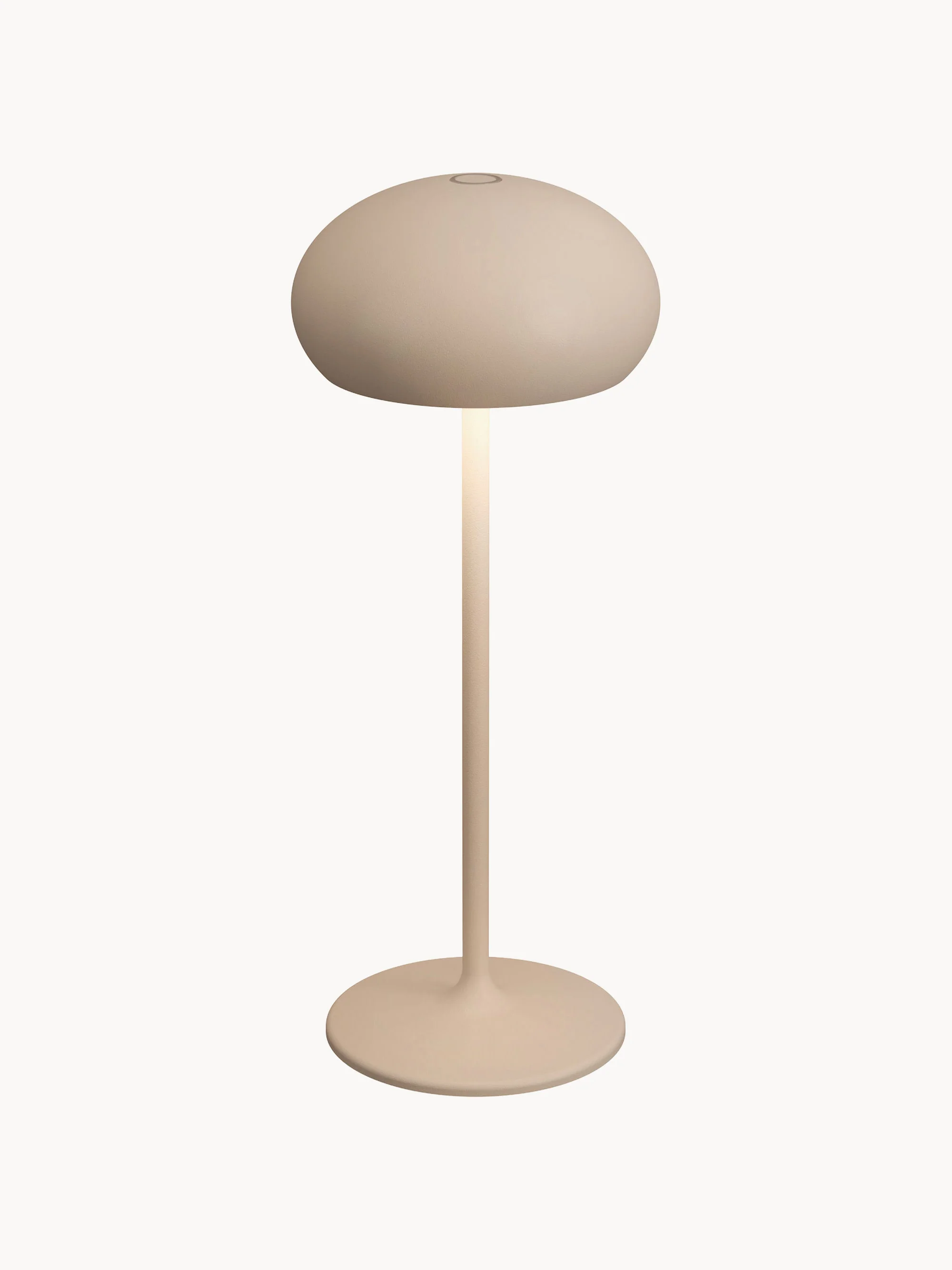 Mobile LED-Außentischlampe Pebble, dimmbar