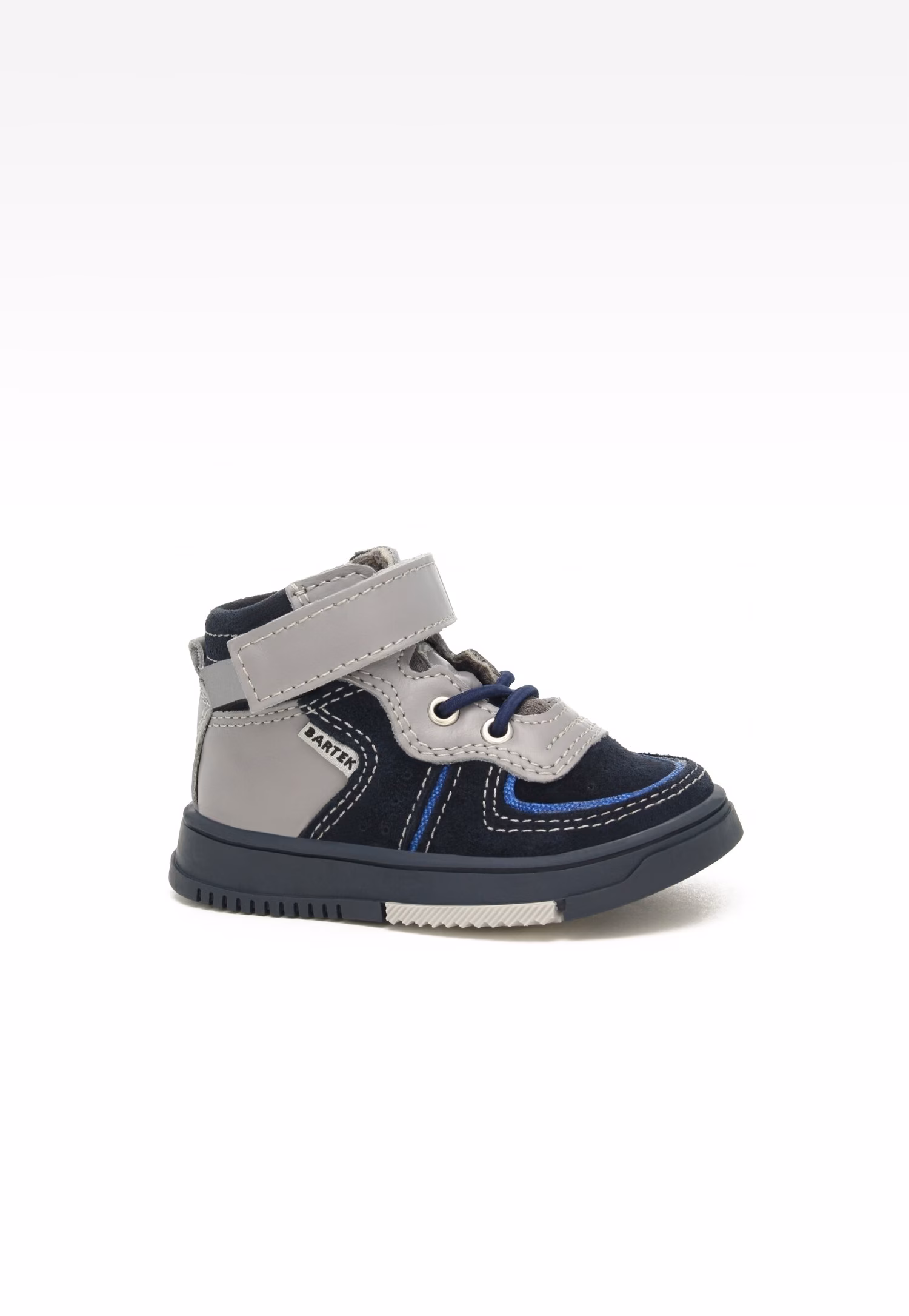 Sneakers BARTEK 11583005, dla chłopców, granatowo-szary