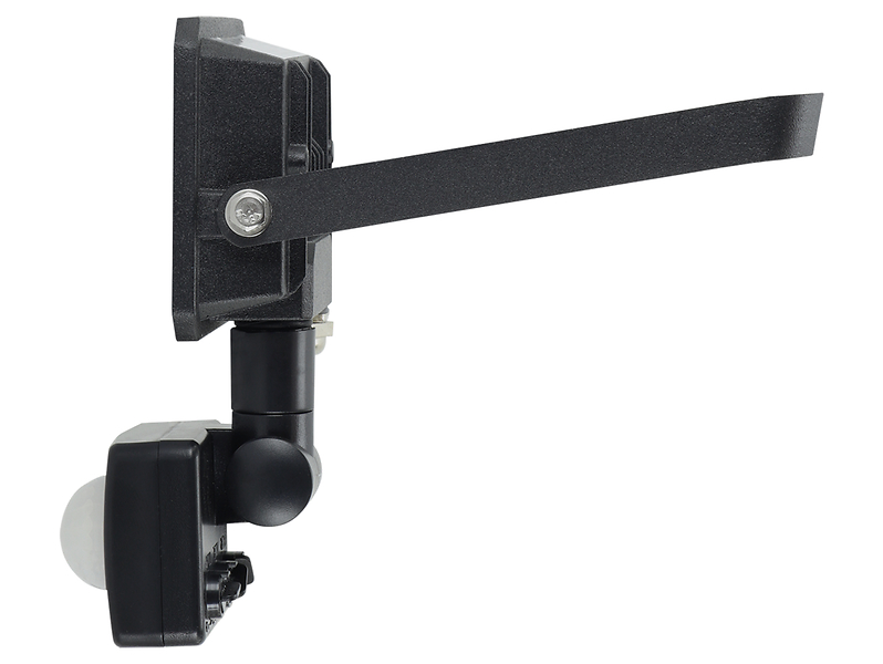 Naświetlacz Aston LED 12 cm z czujnkiem ruchu czarny