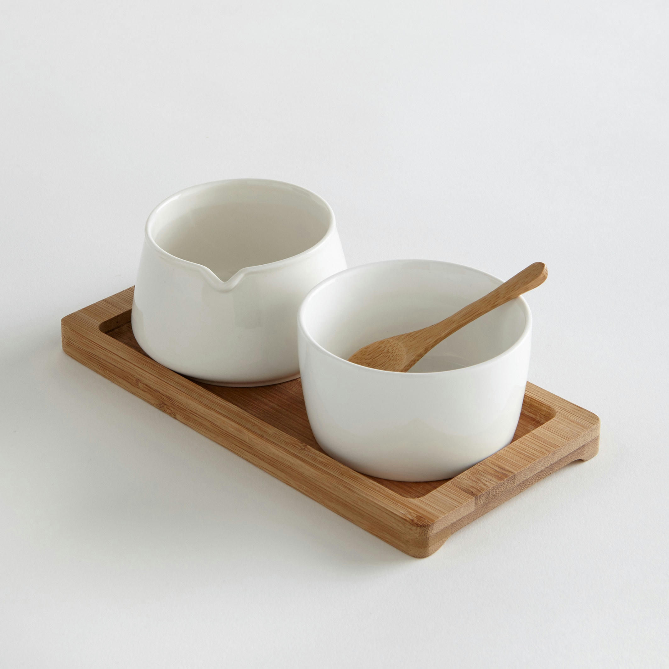 Pot à lait et sucrier en céramique, Balmi