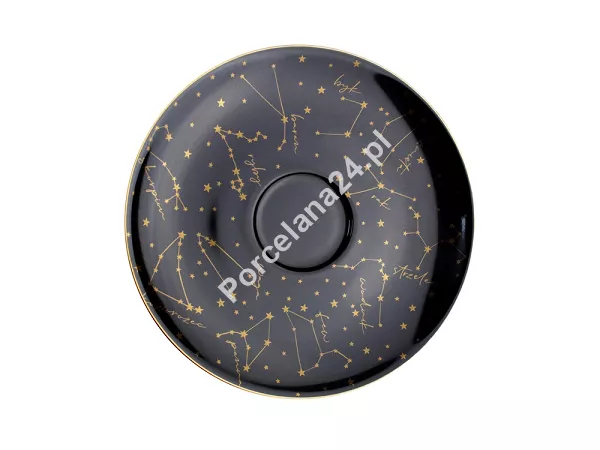 Filiżanka ze spodkiem 0,45 L / 18 cm Bogucice - Zodiak Black 973