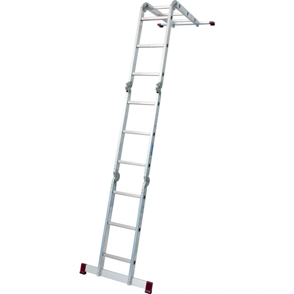 Gelenkleiter »CORDA«, 12 Sprossen, aluminium