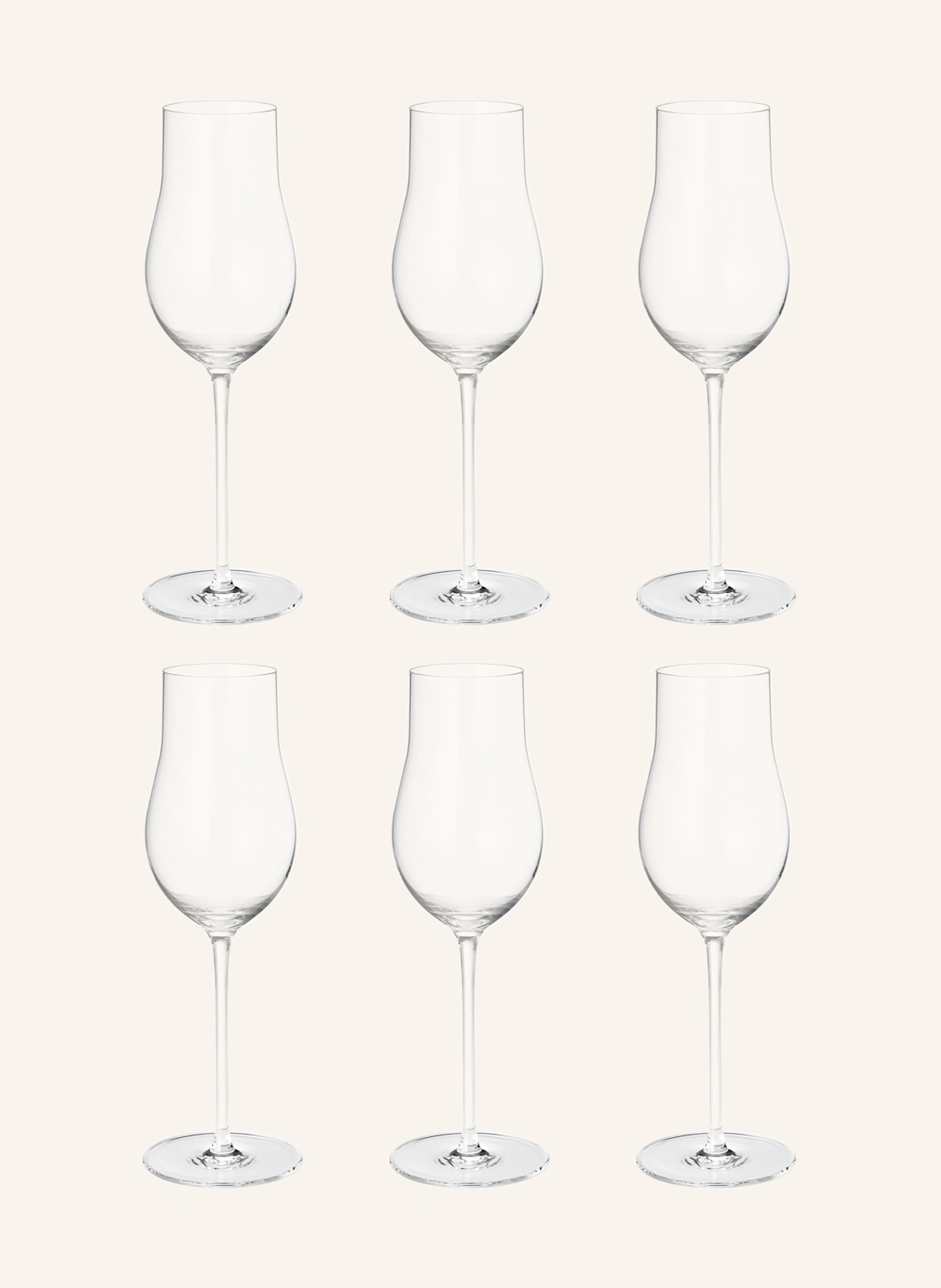 GEORG JENSEN 6er-Set Champagnergläser SKY