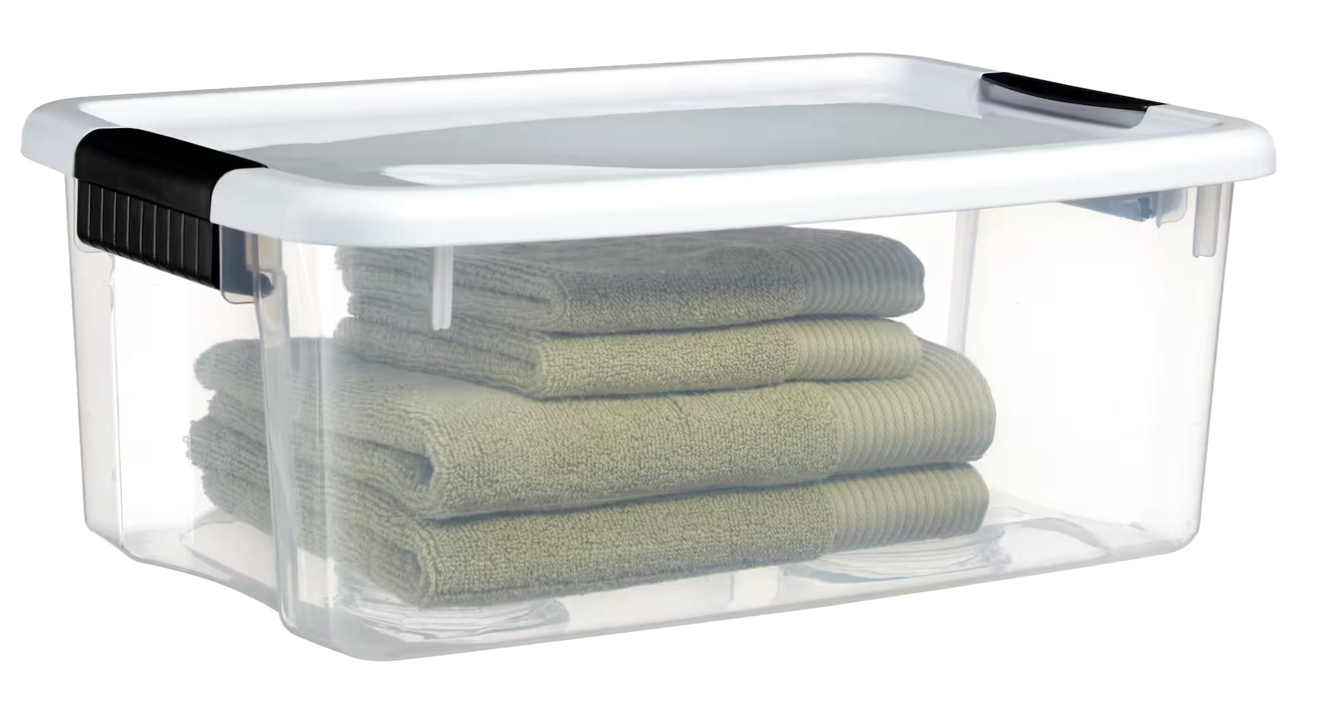 Sterilite Ultra Clear Storage Box with Latched Lid, Assorted Sizes