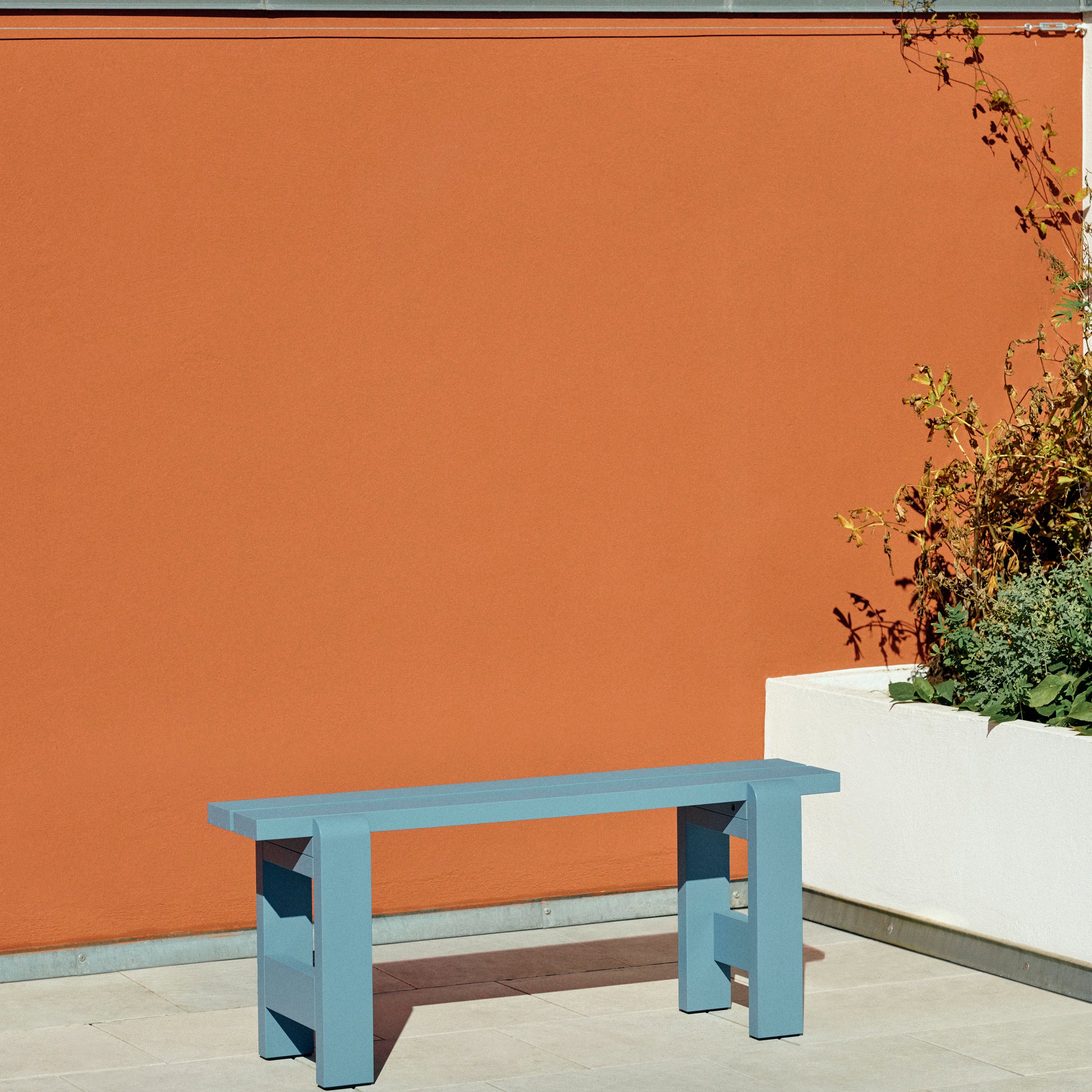 HAY Weekday Bankje B 111 cm - Azure Blue