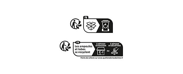 Lot 6 ampoules LED B22 A60 806lm blanc chaud 7,3W 60W Diall L.10,3 x Ø6 cm