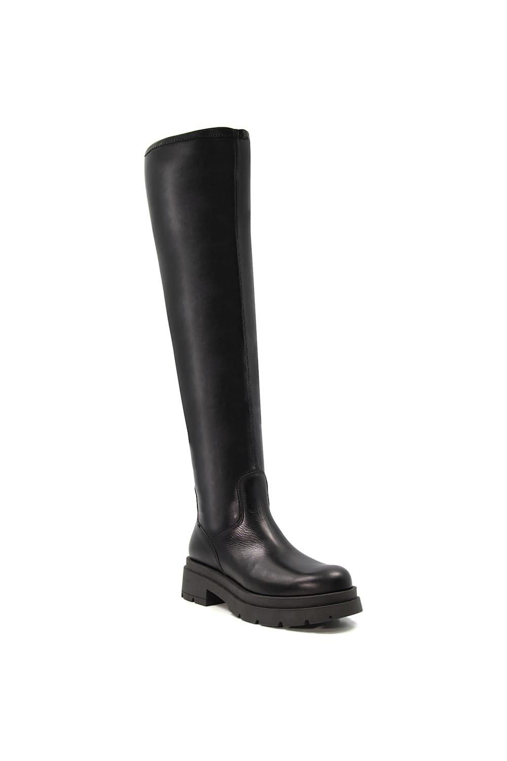 Dune London Taurus' Leather Knee High Boots