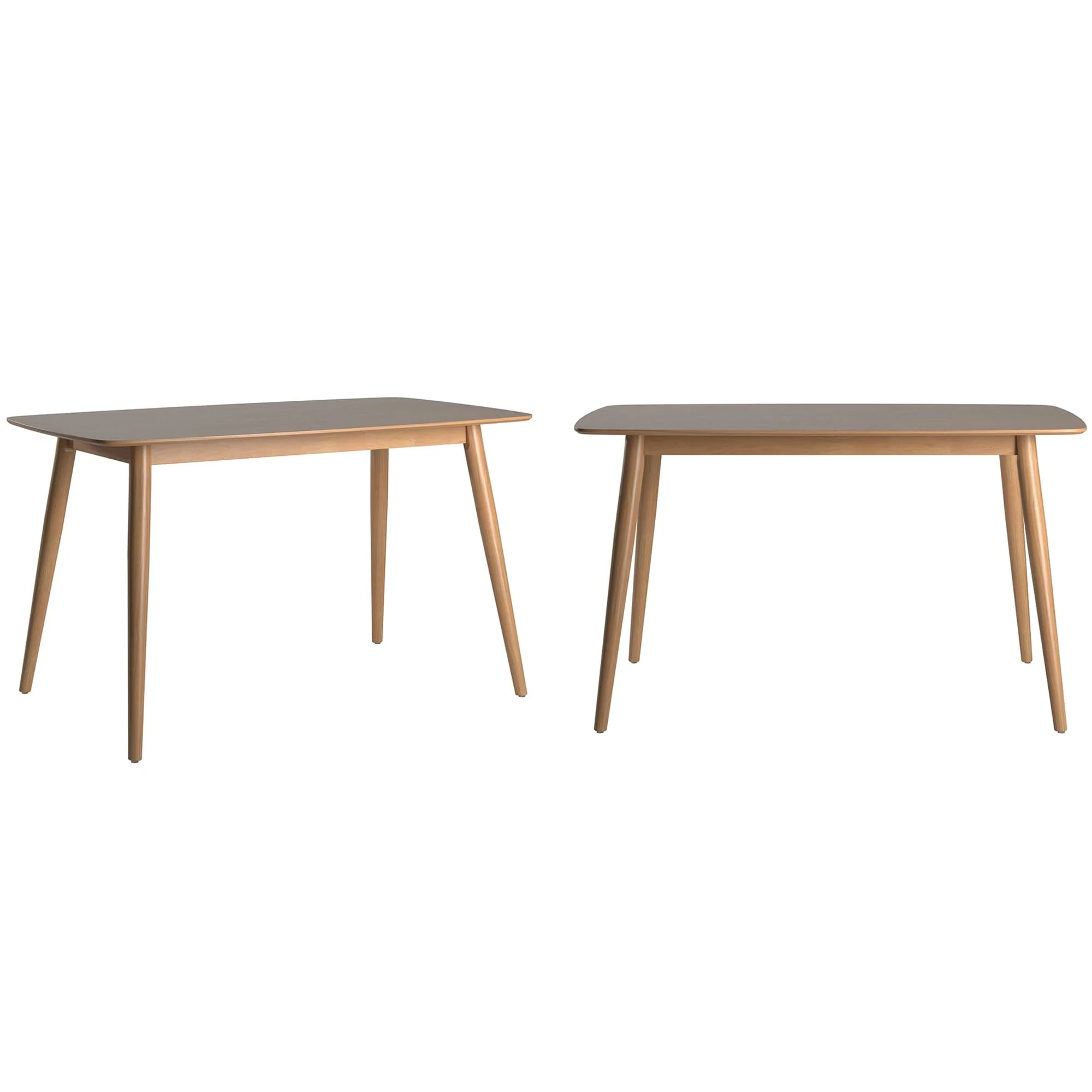 Ribe Mid-Century Modern Tapered Table - Oak