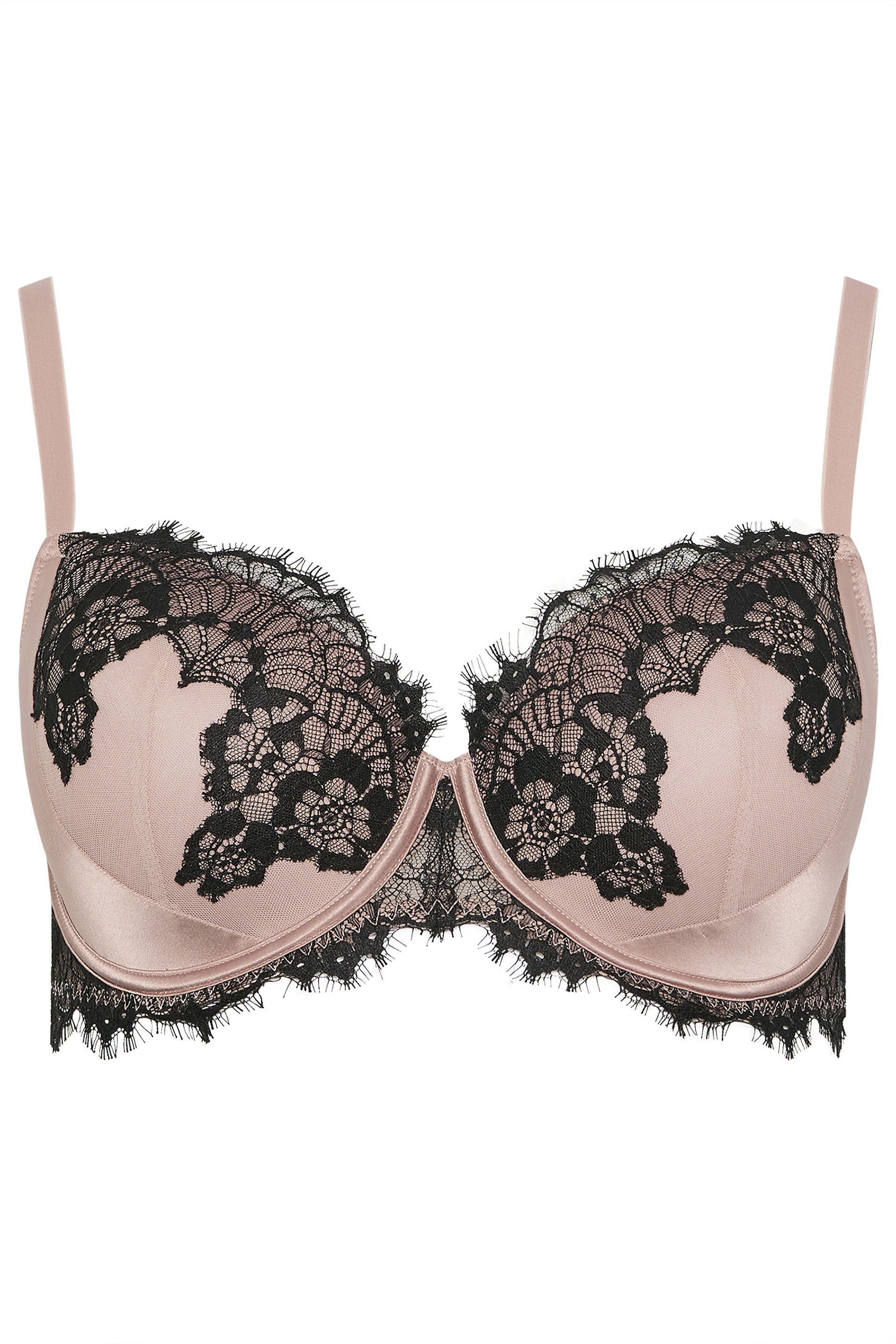 Yours Lace Trim Underwired Bra